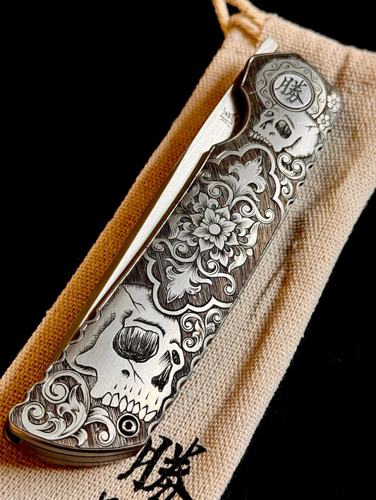 Hand Engraved Japanese Folder